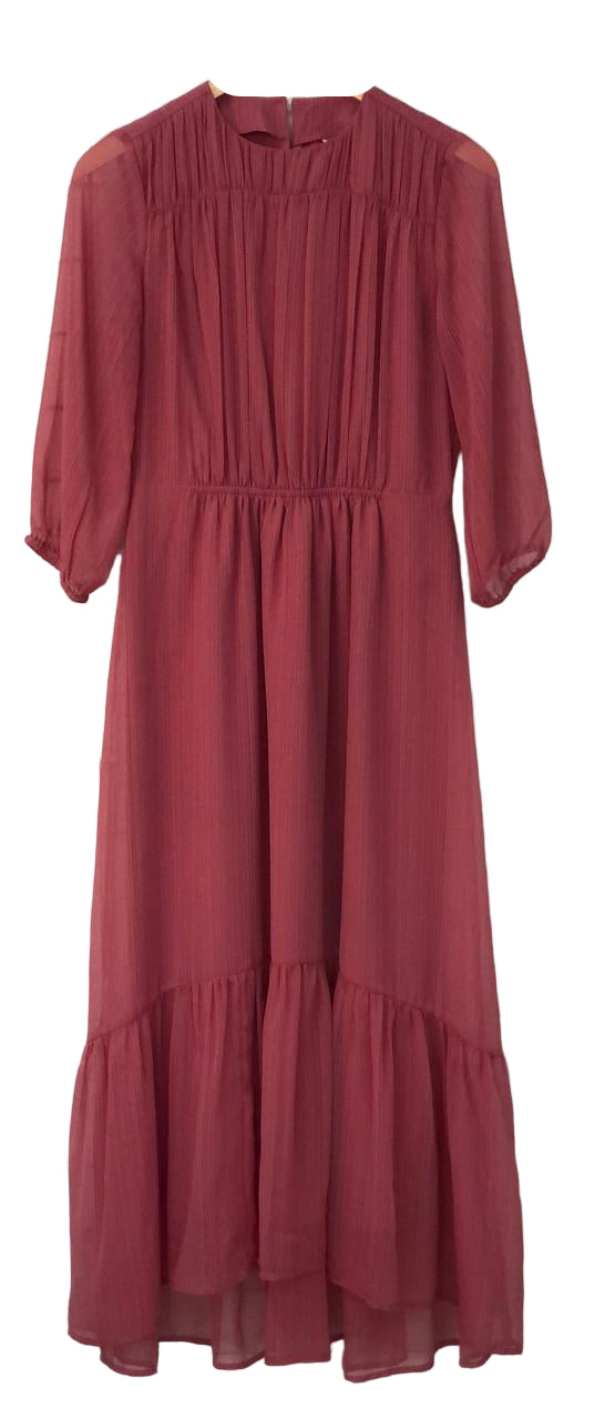 Maroon dress