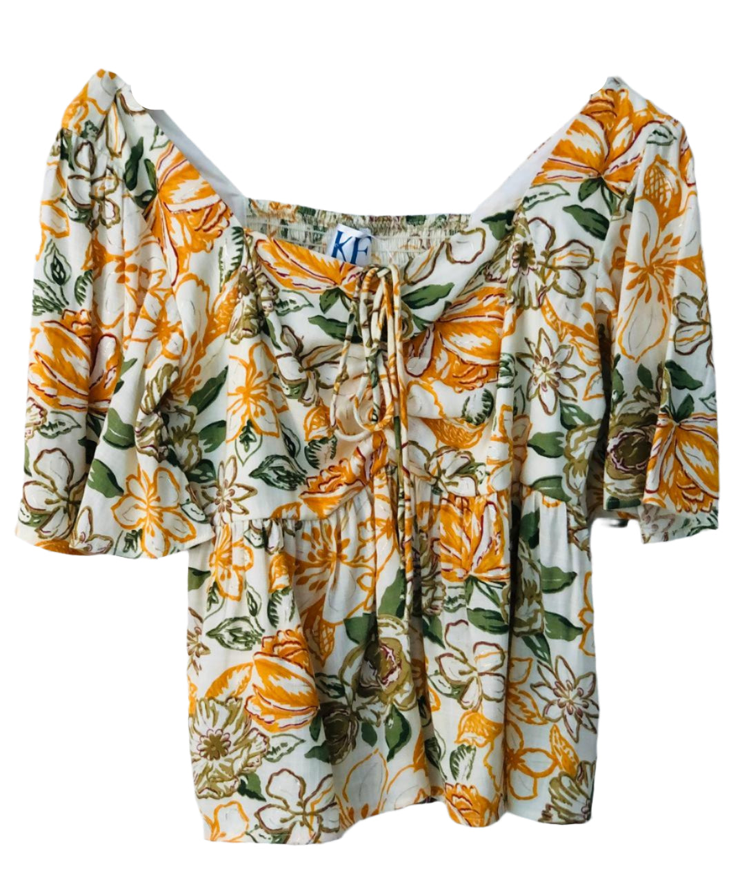 Floral-patterned outfit