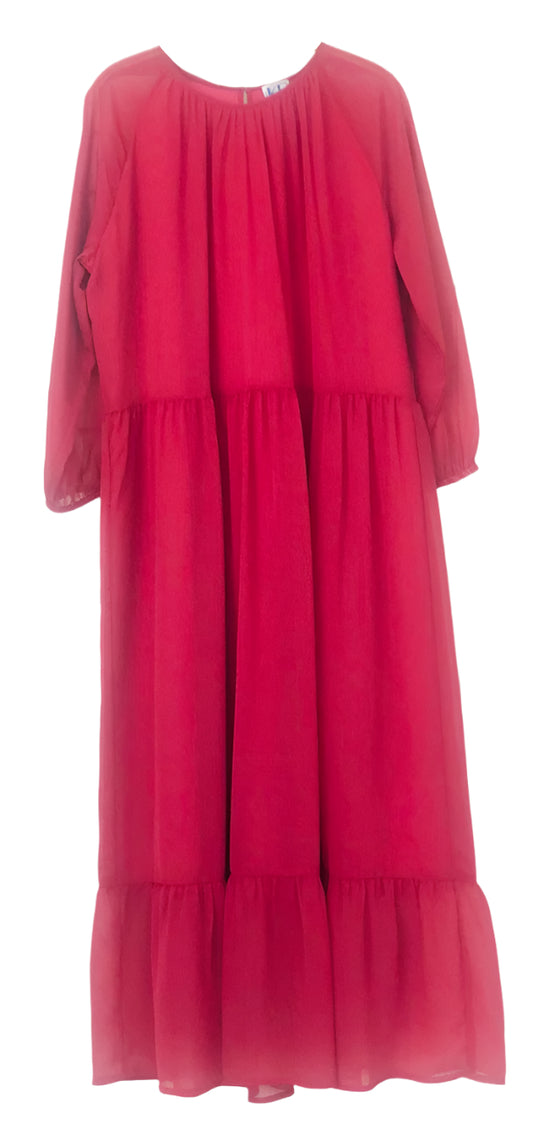 Red Dress with Long Sleeves