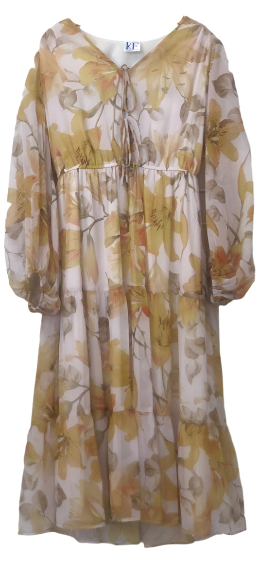 V-neck Printed FLoral