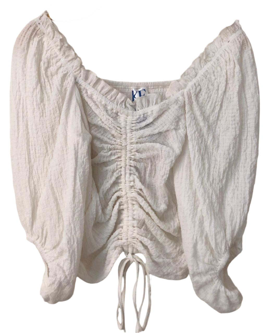 Beige knitted top