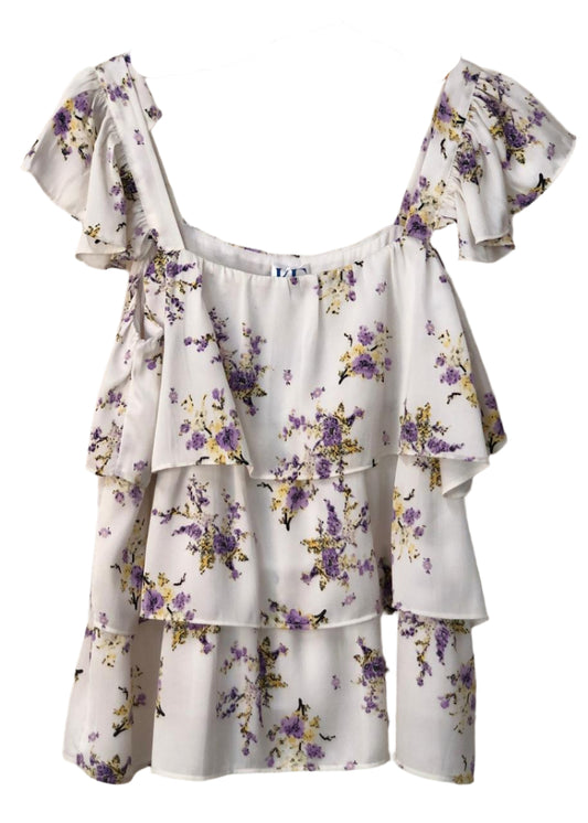 Floral off-shoulder top