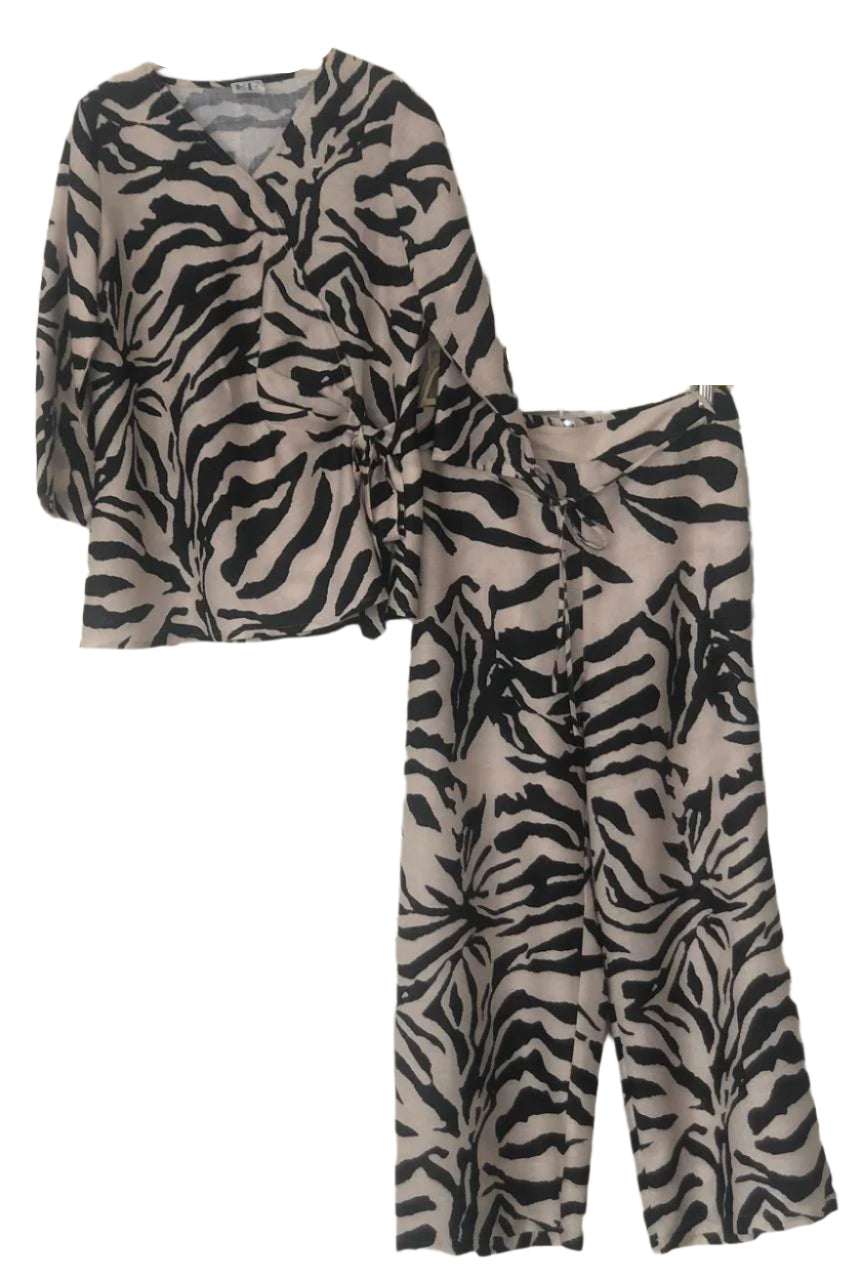 Co-ord set Zebra print outfit