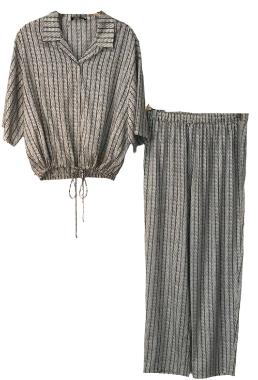 Striped shirt and pants ( Co-ord Set )