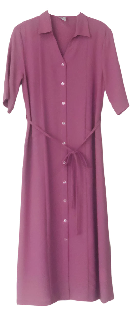 Purple Dress with Tie