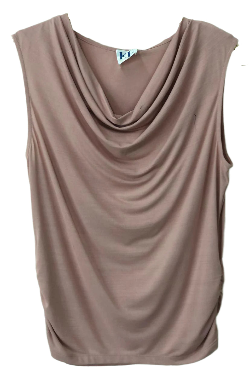 Brown sleeveless top