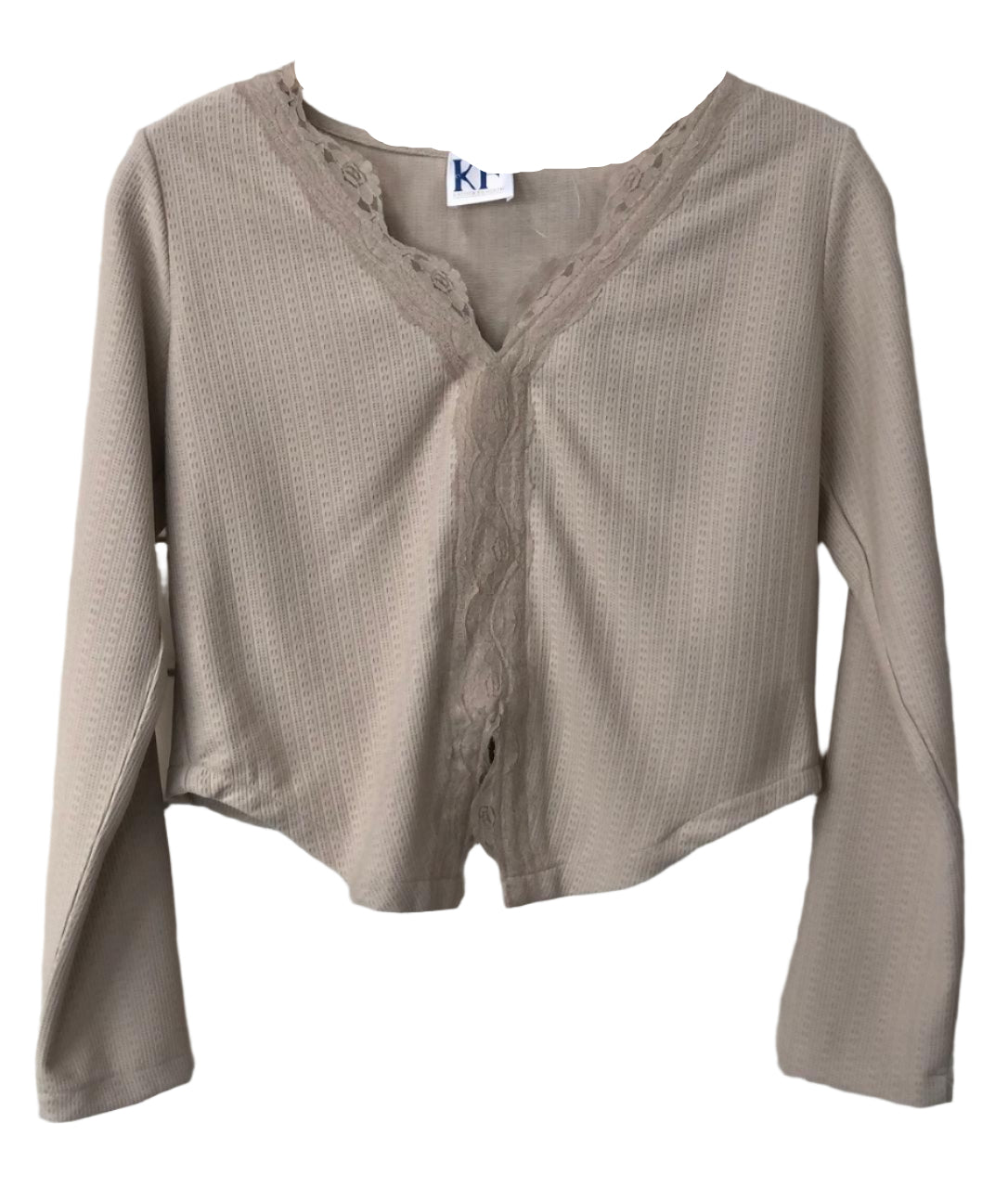 Brown textured shirt