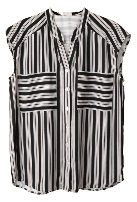 Black and white striped shirt
