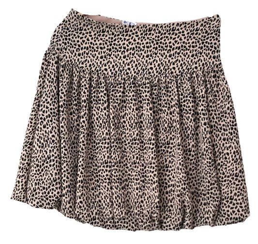 Leopard print skirt