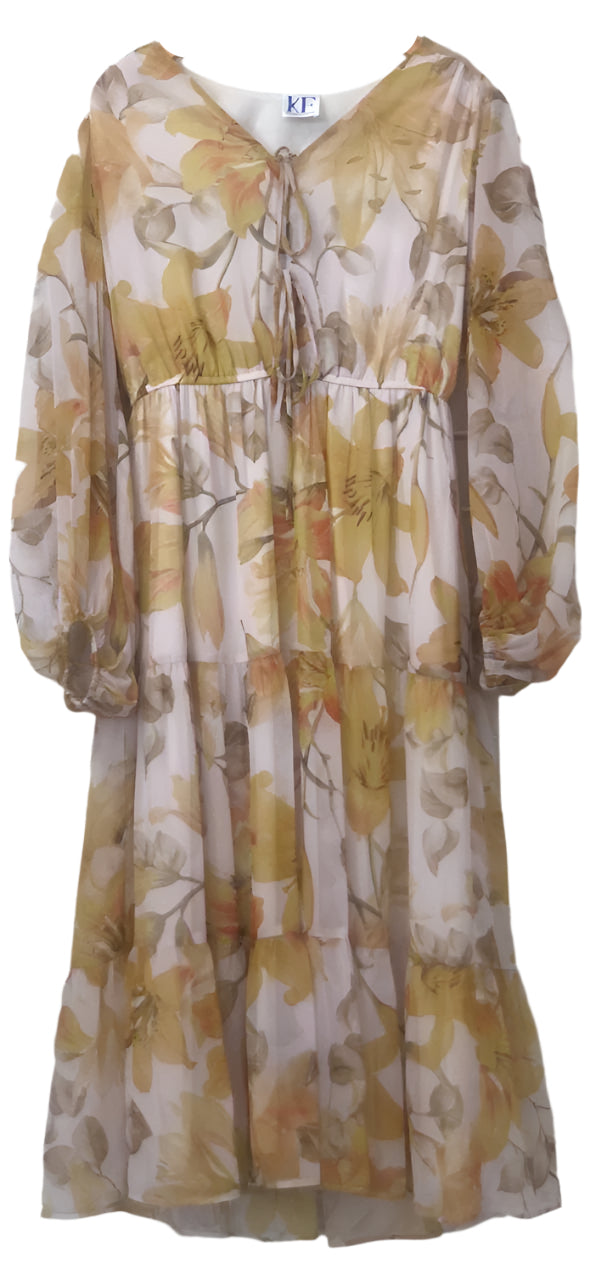 V-neck Printed FLoral