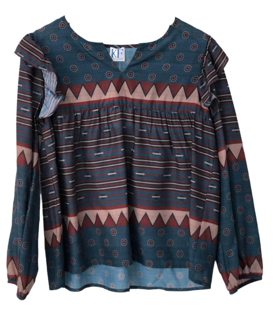 Patterned blouse