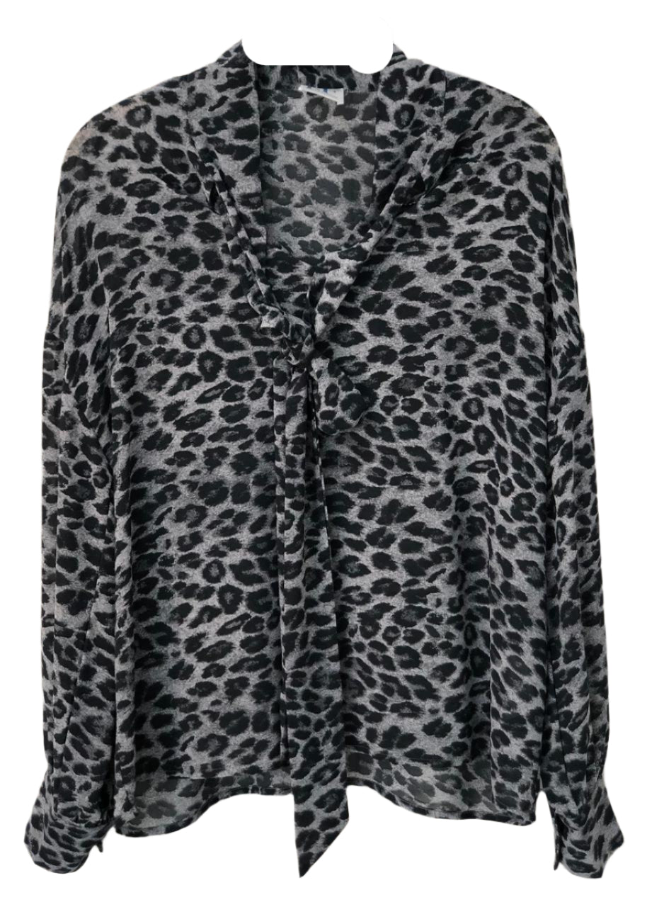 Leopard print blouse
