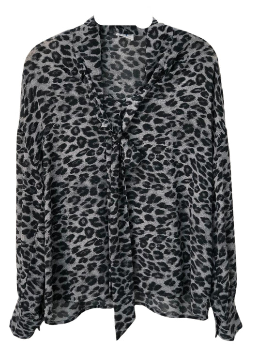 Leopard print blouse