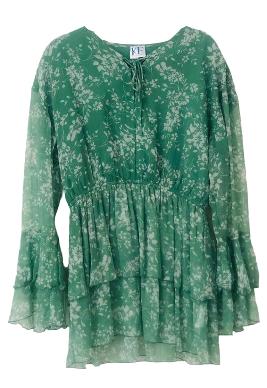 Green Floral Dress