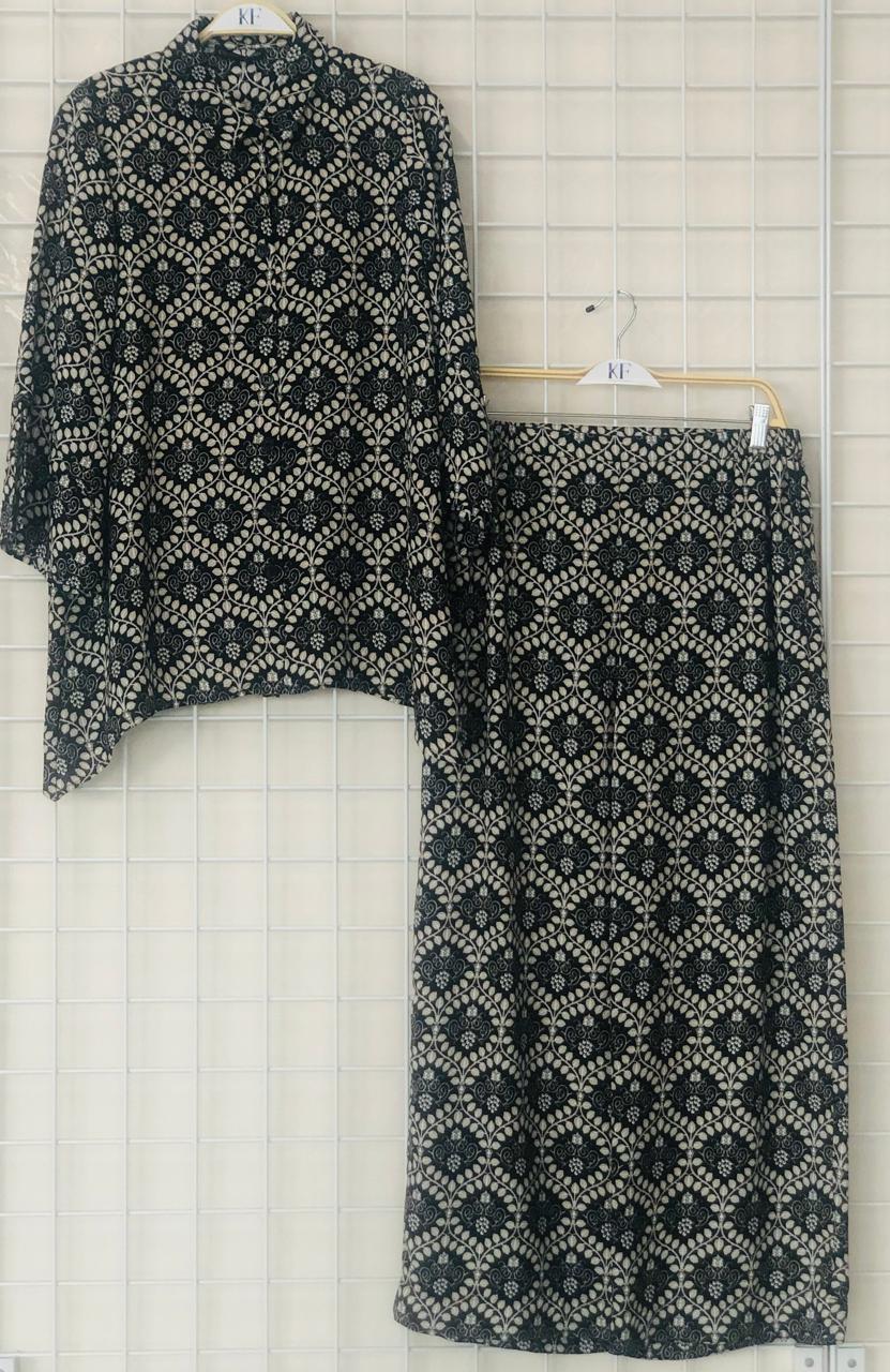 Black and White Patterned Co-ords