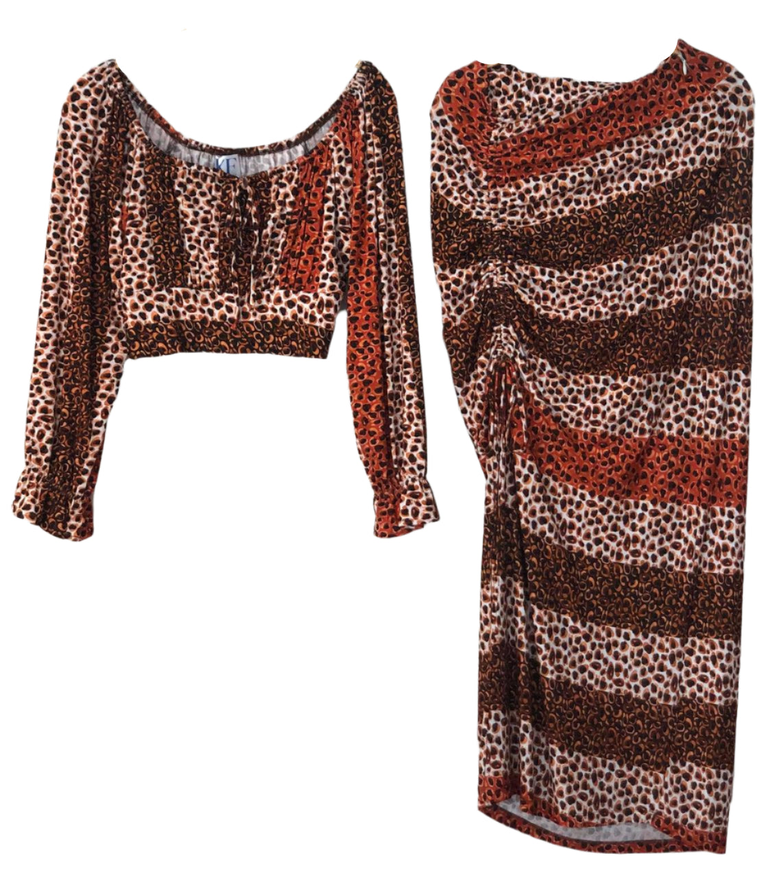 Co-ord two leopard print