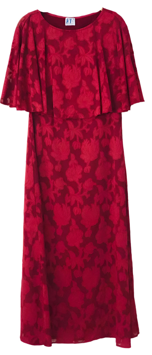Red Floral Dress
