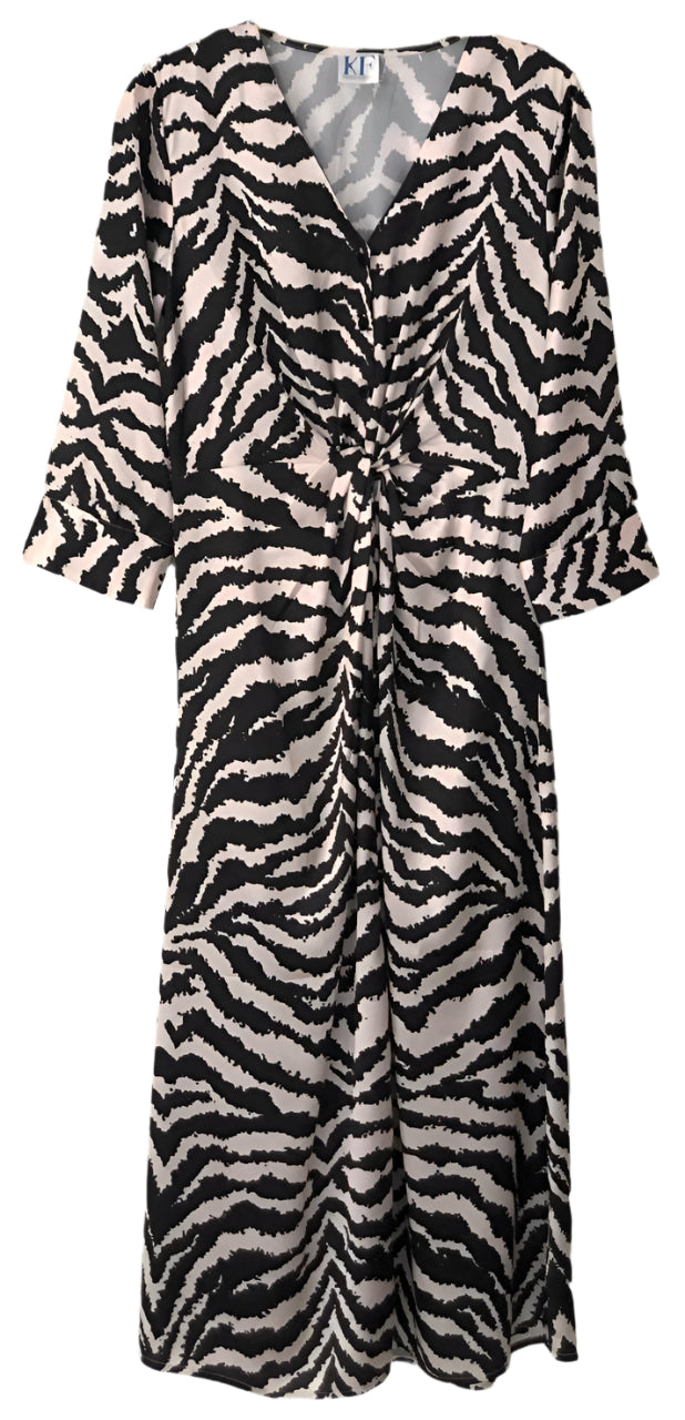 Zebra print dress
