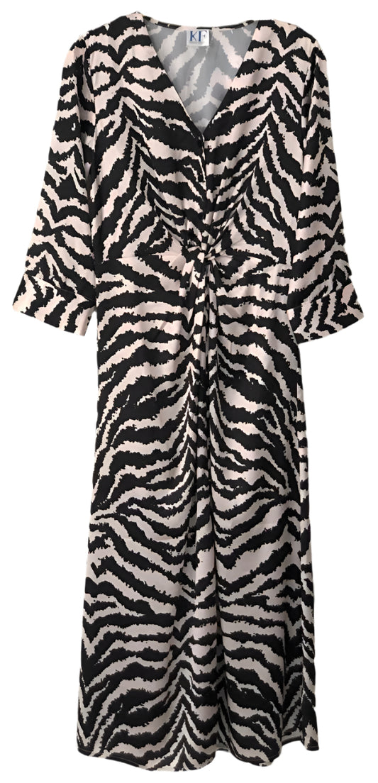 Zebra print dress